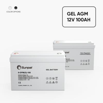  12V 100Ah Agm UPS Backup Wiederaufladbare Tiefzyklusbatterie