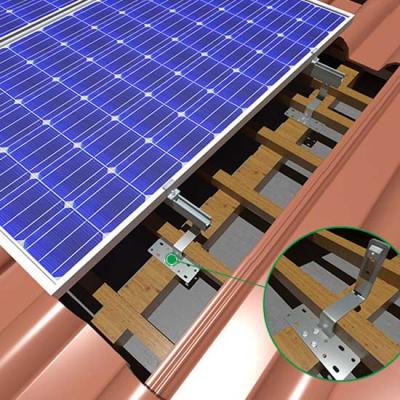 Fliesendach Solarplatte Montagestruktursystem