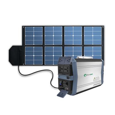 sunpal 500W 145600mah oder 524wh Solargenerator tragbares Kraftwerk Dampfstapel arbeiten mit Lithiumbatterie